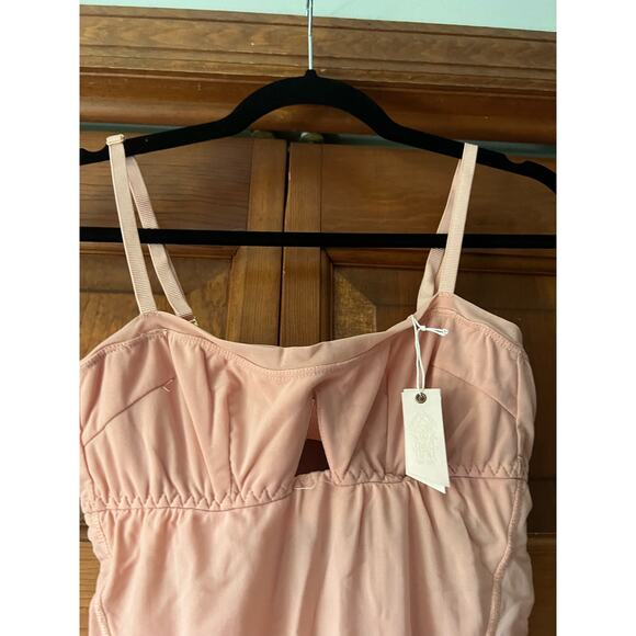 NWT Free People We Are HAH Women's Under The Wire Bodysuit Copper Rose Pink XS - Picture 4 of 13